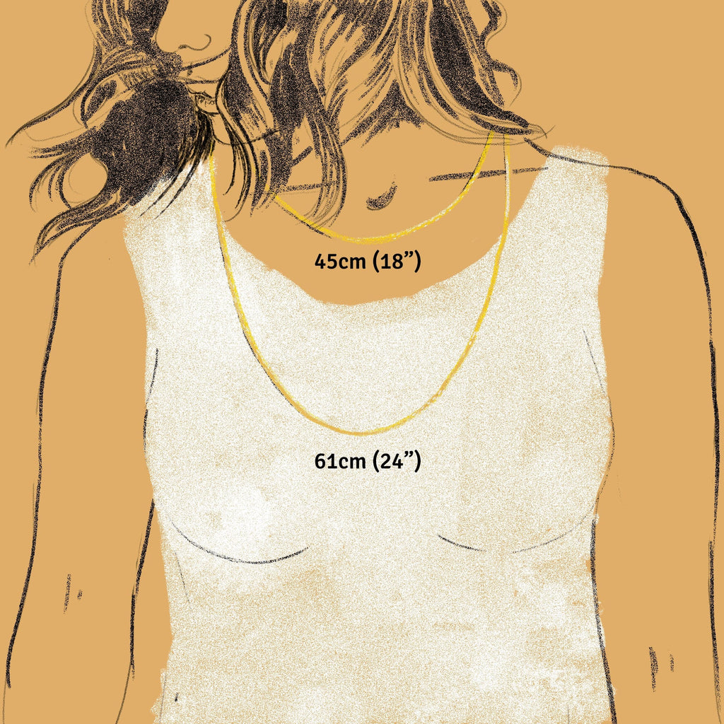 Sterling Silver Gold-Plated Biscuit Pendant Necklace